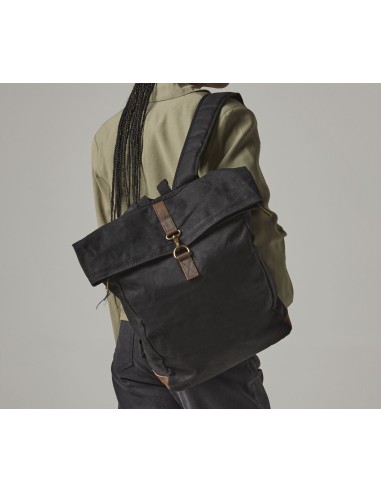 Q-QD655-Heritage Waxed Canvas Backpack